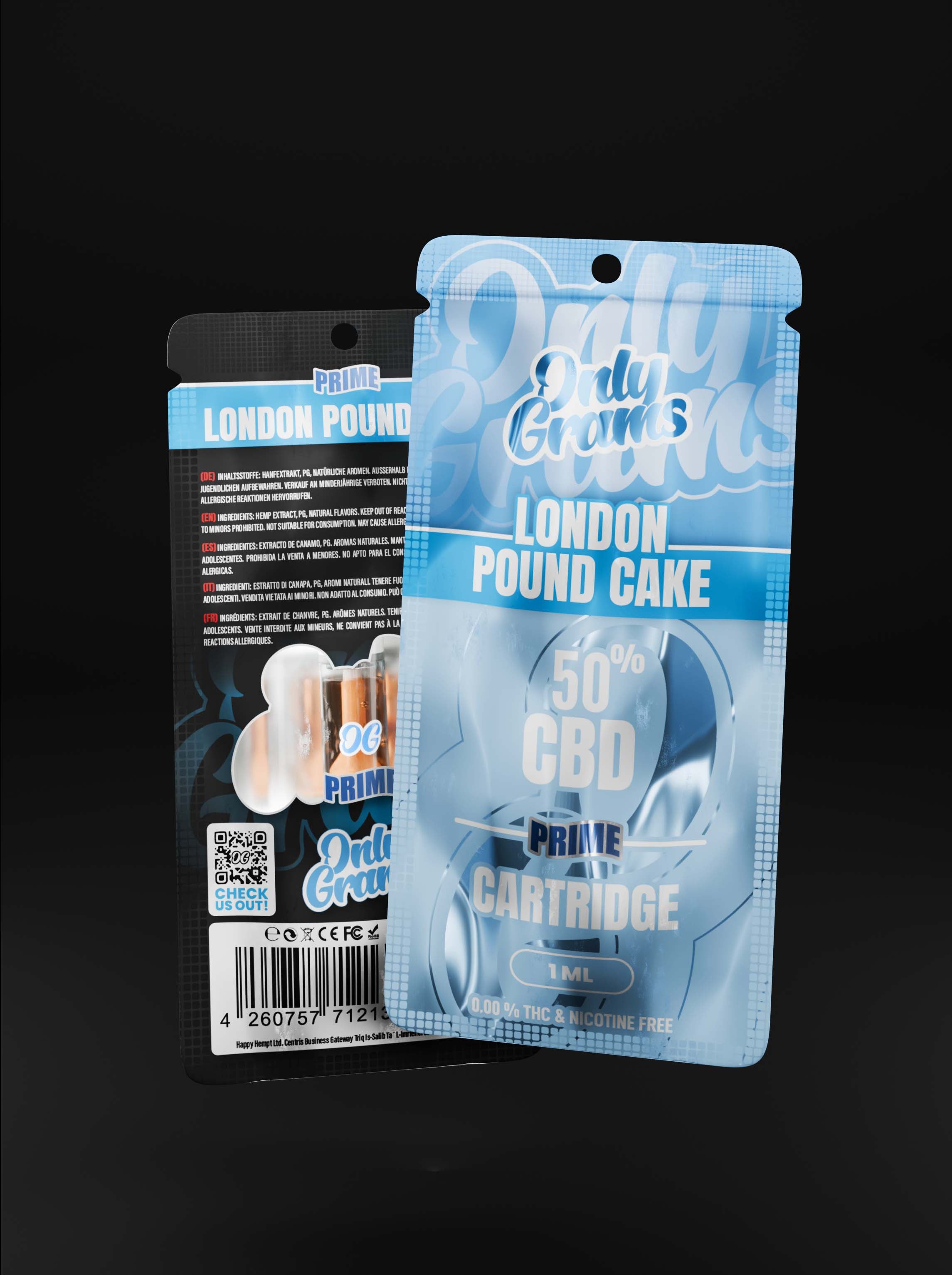 London Pound Cake CBD Kartusche